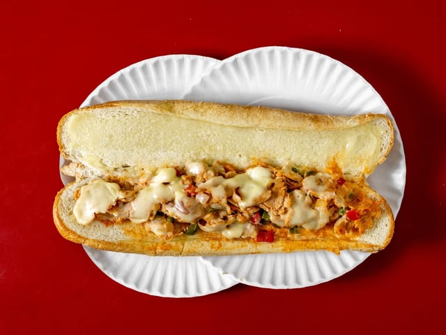 #17. Chicken Cheesesteak.